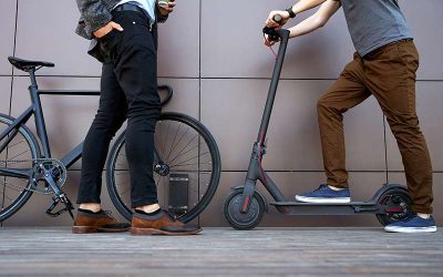 Los accidentes laborales de tráfico con bicicletas y patinetes se incrementan un 208% en nueve años